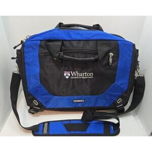 OGIO Wharton Logo Laptop Tablet Shoulder Bag 18"x13" Black NWOT